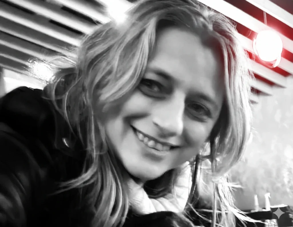 Portret Georgia Mihalcea, Consultant Decriptare Narativă si Strategii Asimetrice. Specialist în comunicare la intersecția dintre film, AI și strategie.